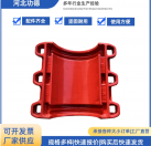 钢管道抢修卡子铁管堵漏哈夫节PE管抱箍管道补漏