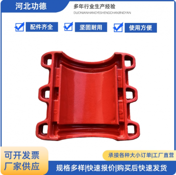 钢管道抢修卡子铁管堵漏哈夫节PE管抱箍管道补漏